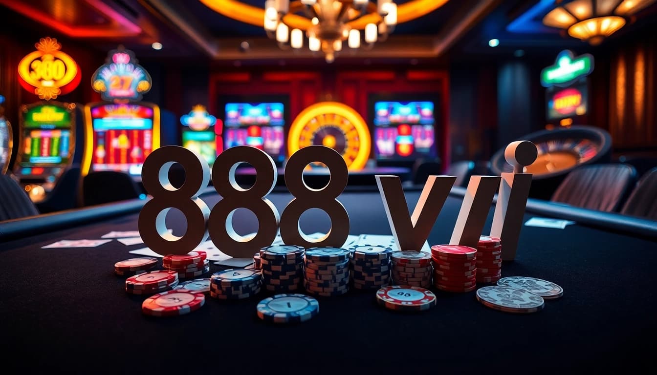 Experience high-stakes gambling at 888vi with thrilling tables and vibrant games.