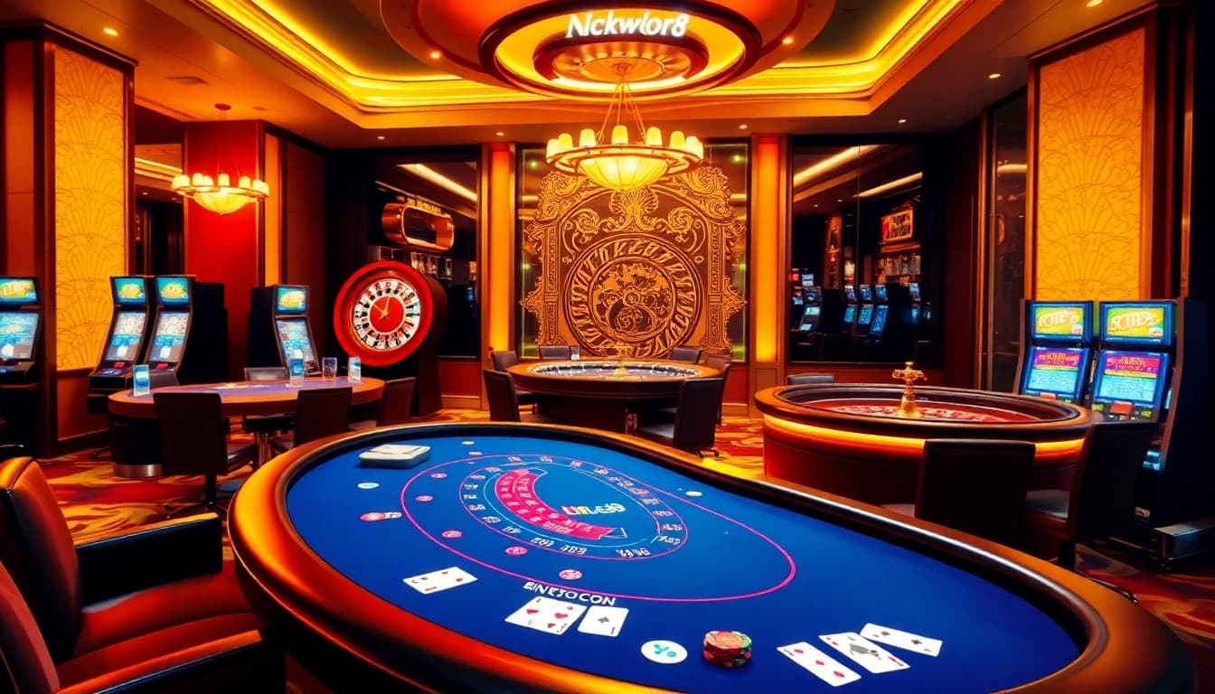 Experience the thrill of Nhà cái uy tín Luck8 with engaging casino games and luxury interiors.