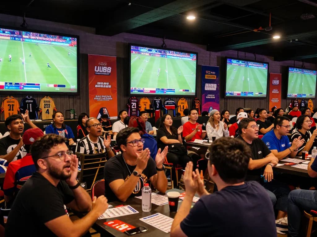 UU88 sports betting excitement with fans engaged during a live game event.