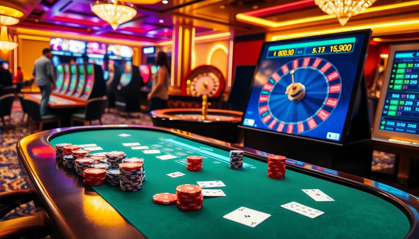 Experience the thrill of casino gaming at https://fly88seo.com/ with lively poker tables and exciting slot machines.