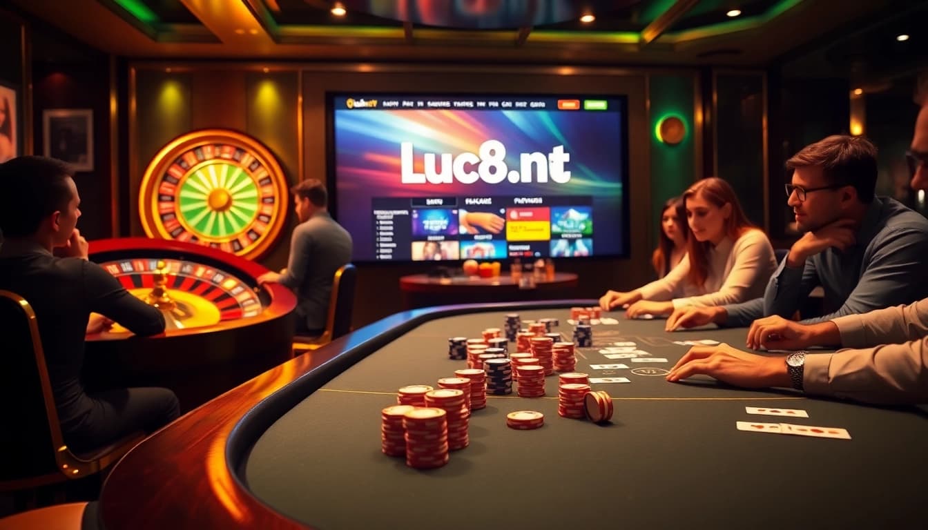 Tham gia trải nghiệm casino đầy kịch tính trên nền tảng trực tuyến của LUCK8, với poker và roulette.
