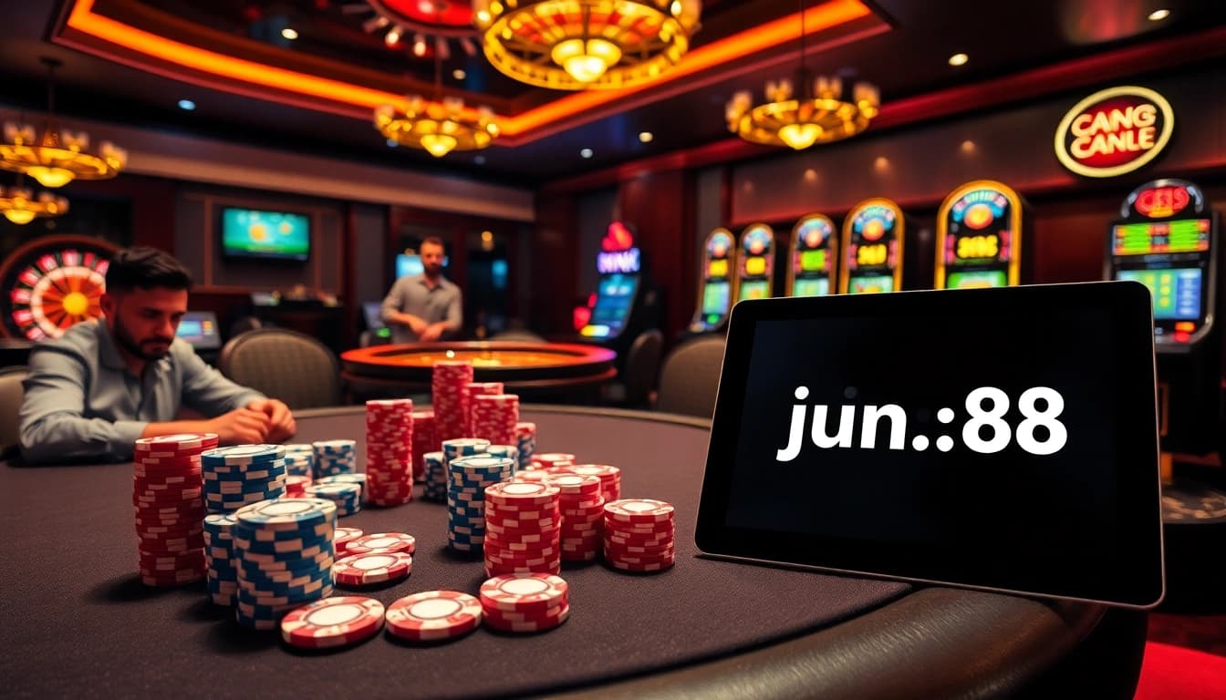 Experience the excitement of high-stakes gaming at https://jun88.buzz/ with vibrant casino elements.