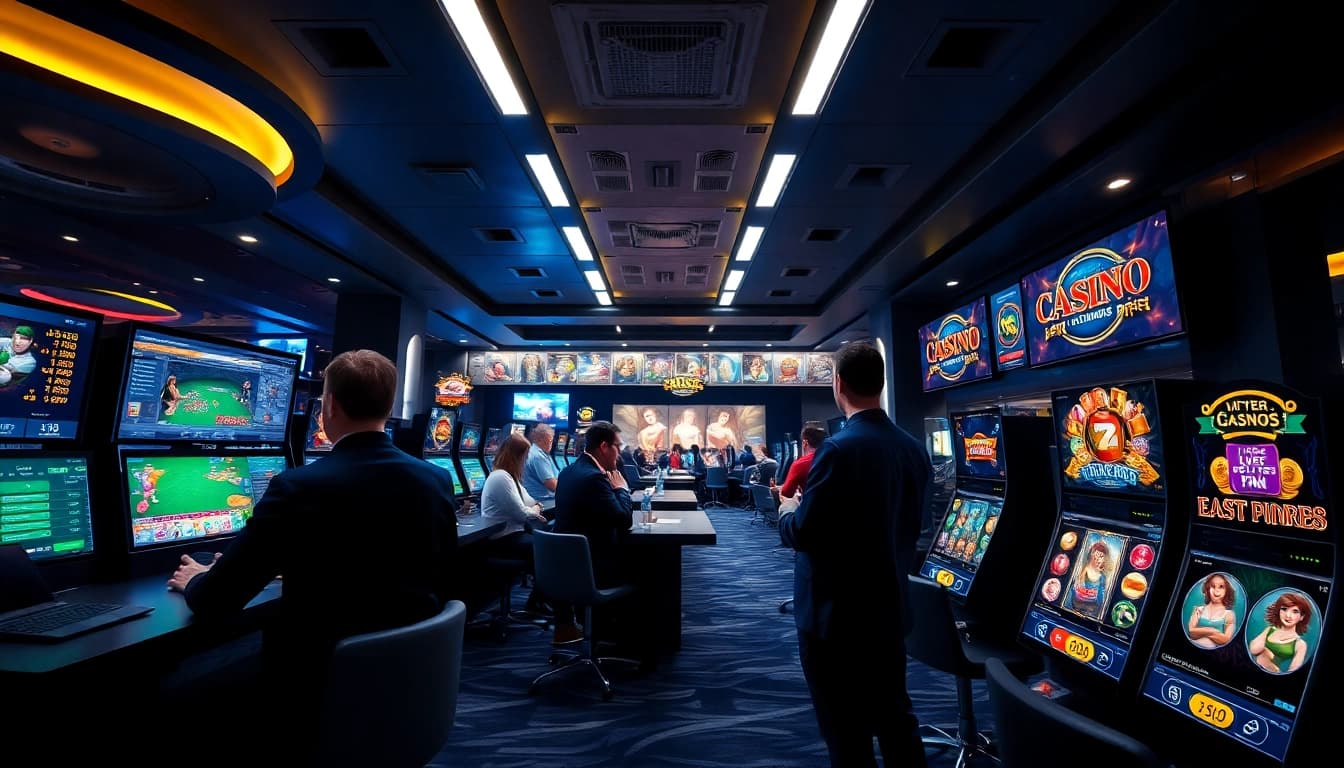 Experience the excitement of 789f's modern online gaming platform with vibrant casino graphics.