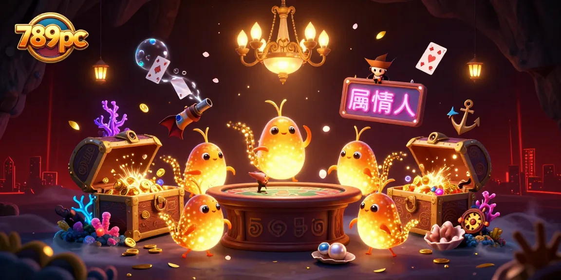 Spin and win at 789pc with dazzling glowworms lighting up a vibrant cave casino scene.