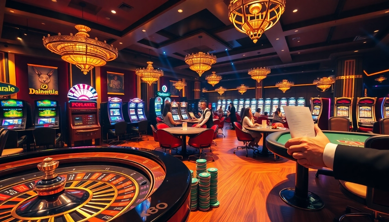 Experience thrilling gameplay with keo PU88 at stylish casino tables and vibrant slot machines.