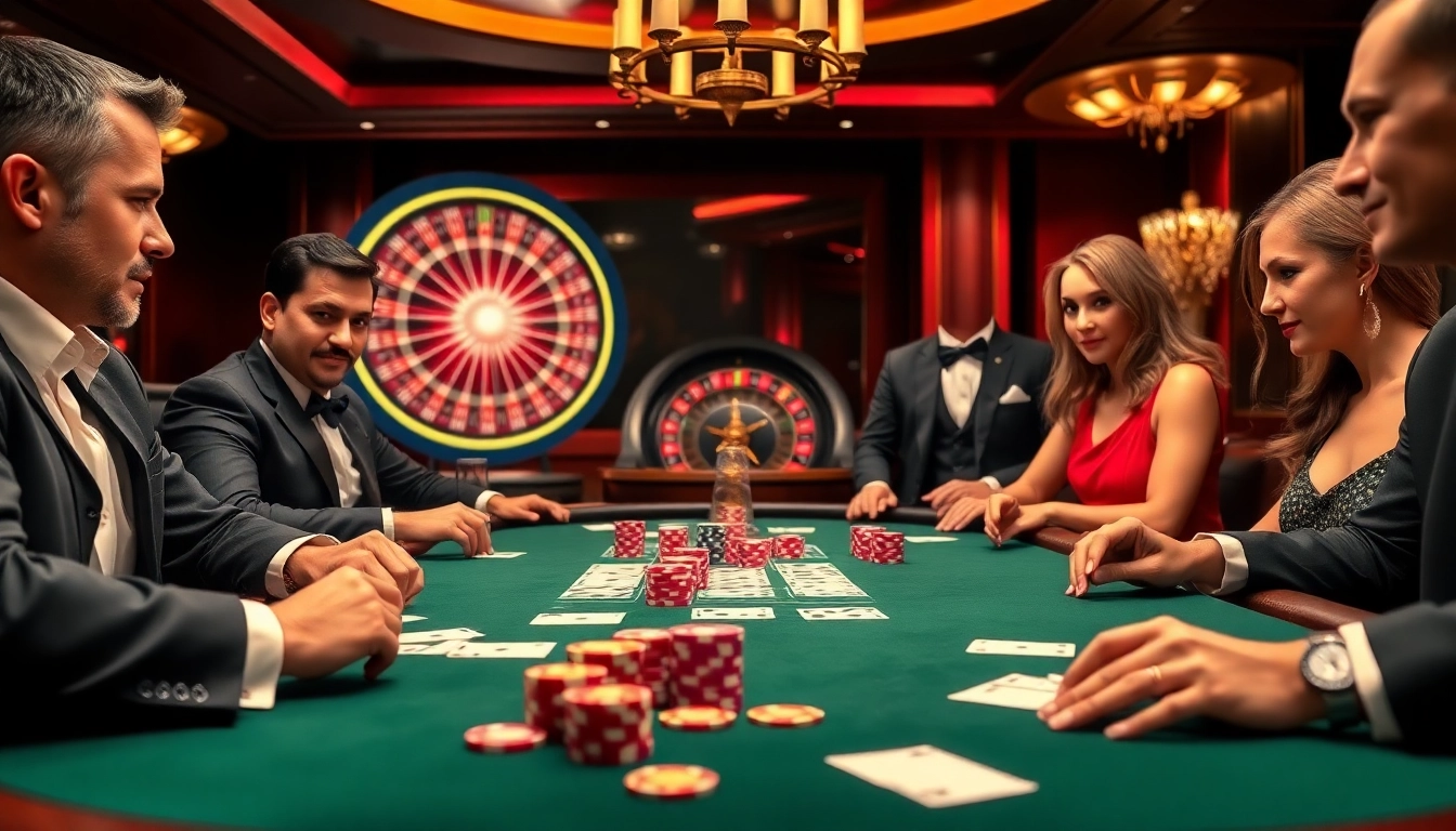 High-stakes poker action at https://mm88.forex/ with vibrant chips and luxury ambiance.