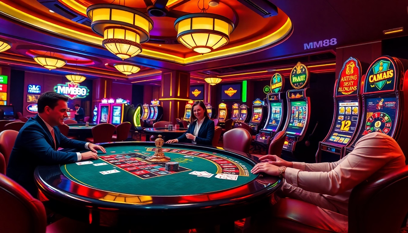 Gambling excitement at MM88: poker chips and roulette showcasing thrilling casino atmosphere.