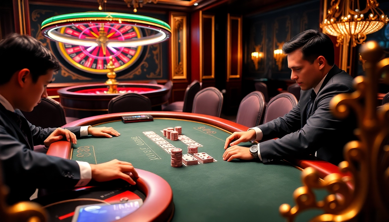 Players engage in high-stakes poker at https://f8bet11.net/ with glamour and excitement.