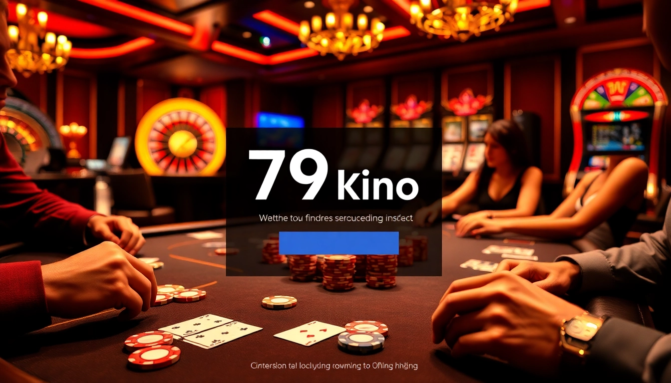 79king com đăng nhập with engaging poker players at a vibrant casino table scene.