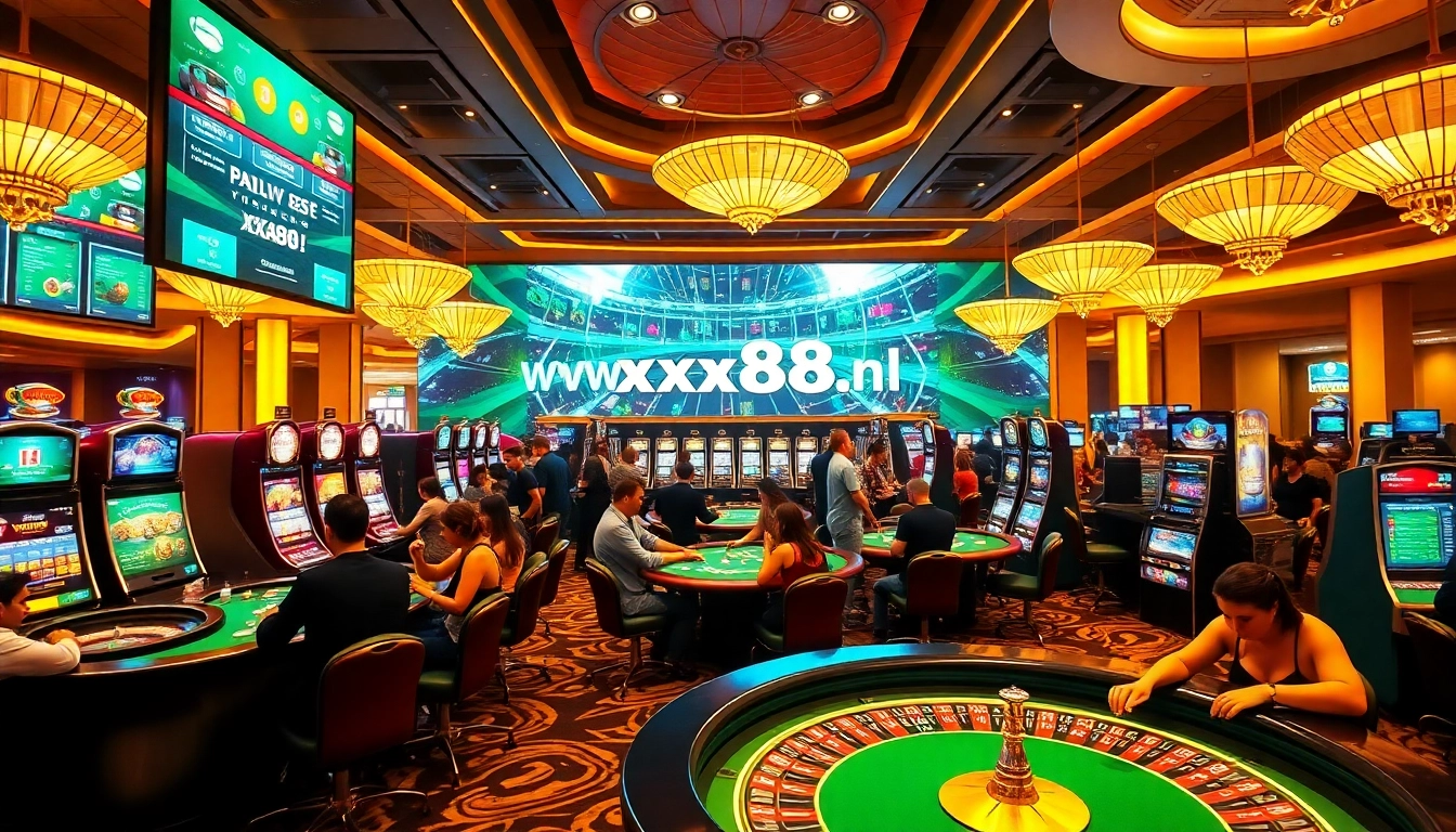 Experience high-stakes gambling thrills at https://xx88.nl/ with excited players at the casino.
