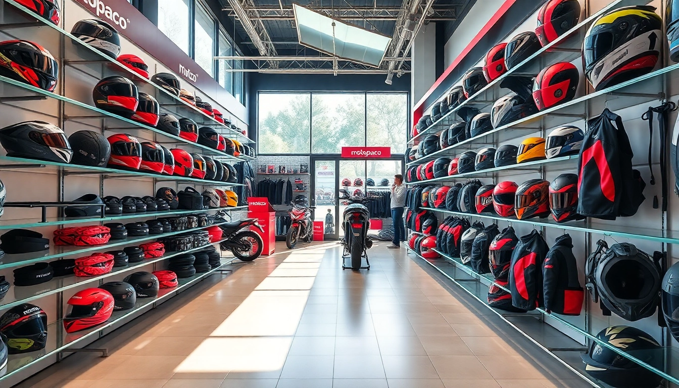 Découvrez l'équipement et les accessoires innovants de Motopaco pour motos, mettant en valeur des designs vibrants et des produits de haute qualité.