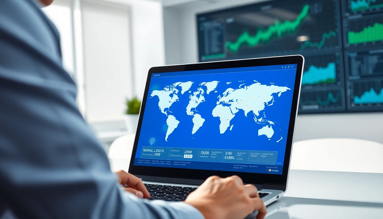 Understand residential proxy solutions with a person analyzing digital data in a tech environment.