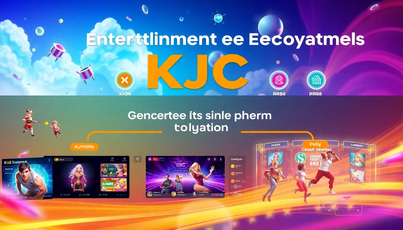 KJC entertainment platform - XX88 and RR88 user interface