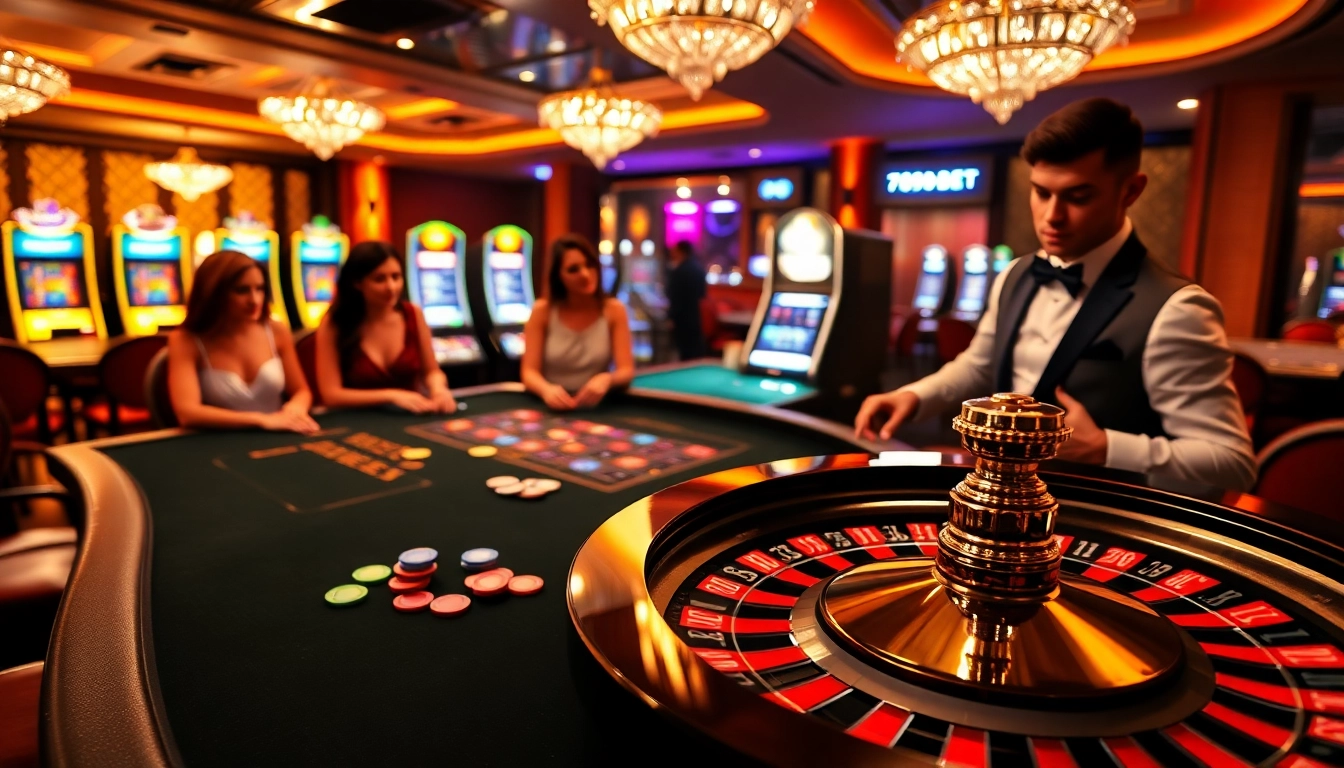 Experience high-stakes excitement at 789BET COM with players and roulette.