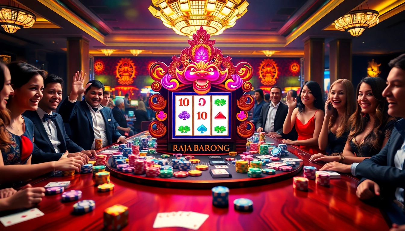 Raja Barong slot machine adds excitement and luck to the casino experience with vibrant graphics.