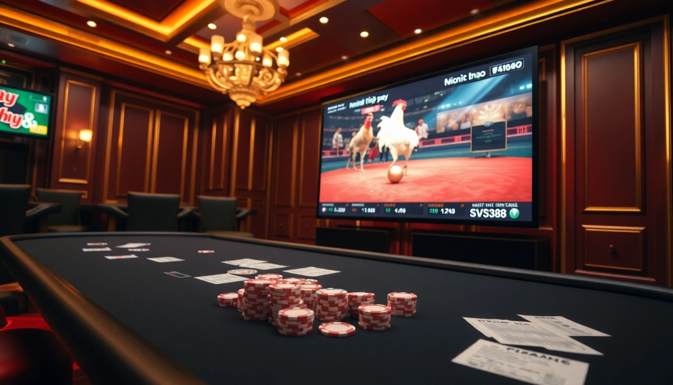 Engage in thrilling sv388 đá gà action with a vibrant online gambling experience.