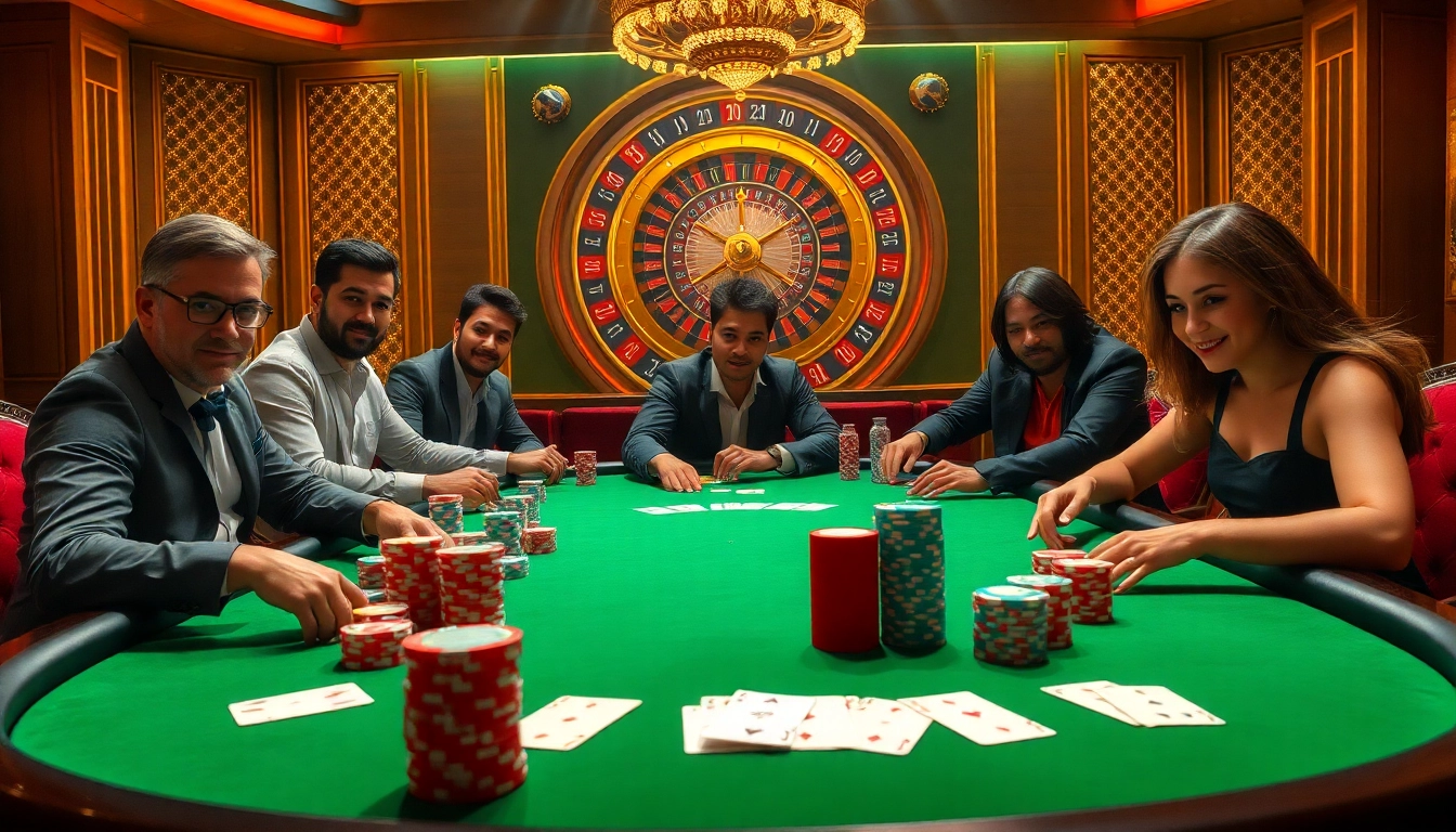 Experience thrilling poker action at king88 casino with diverse players and vibrant atmosphere.