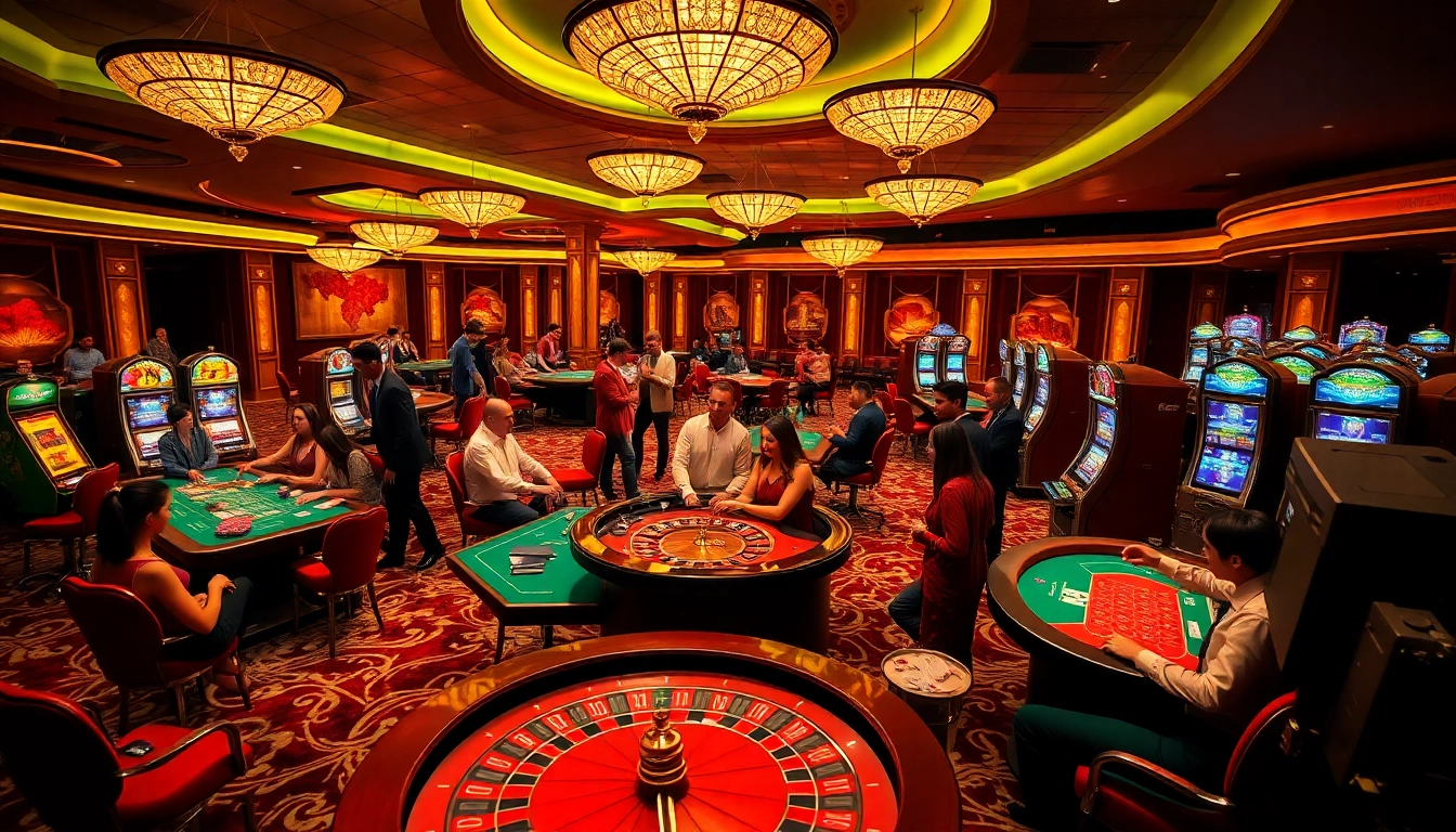 Engage with the excitement of gambling at https://32win2025.online/ with vibrant casino visuals of players at a poker table.