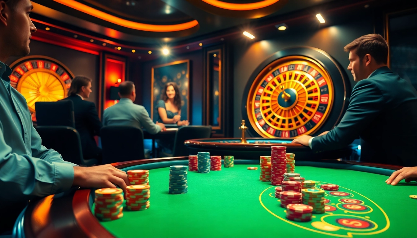 Players enjoying a thrilling game at FABET's online casino now available at https://fabet.free/