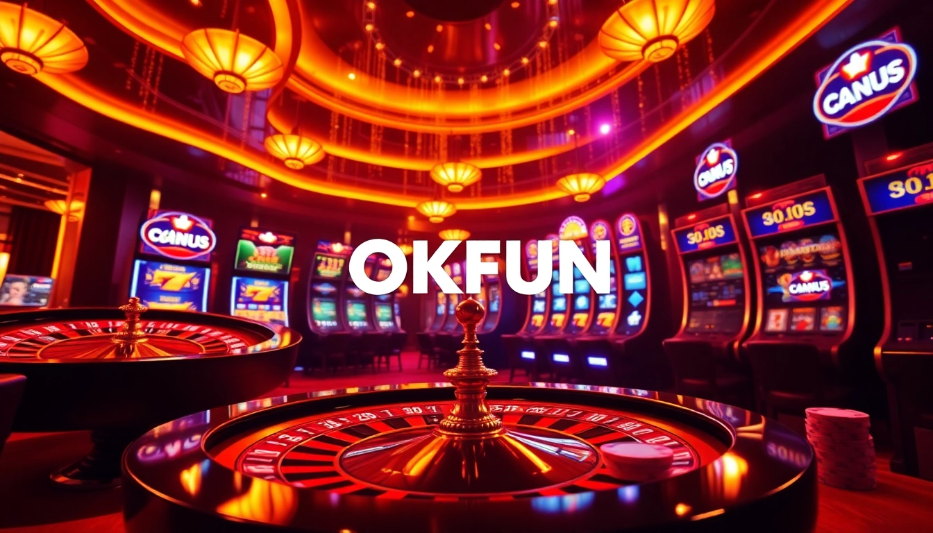 Experience the excitement of trang chủ OKFUN with vibrant casino games and a professional atmosphere.