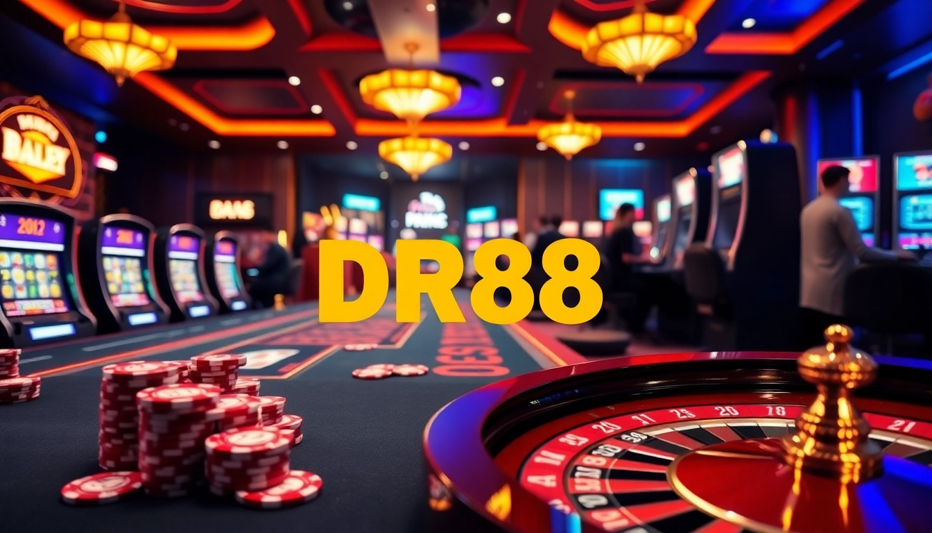 Experience thrilling gameplay at DR88 with exciting casino games and vibrant atmosphere.