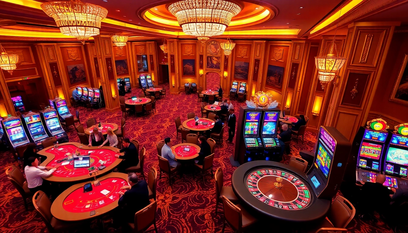 Experience luxury and excitement at WINBET88 casino with vibrant gaming elements.