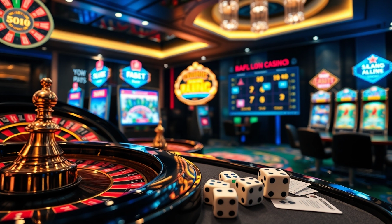 Experience vibrant gaming excitement at https://fabet.free/, with dazzling casino tables and lively slot machines.