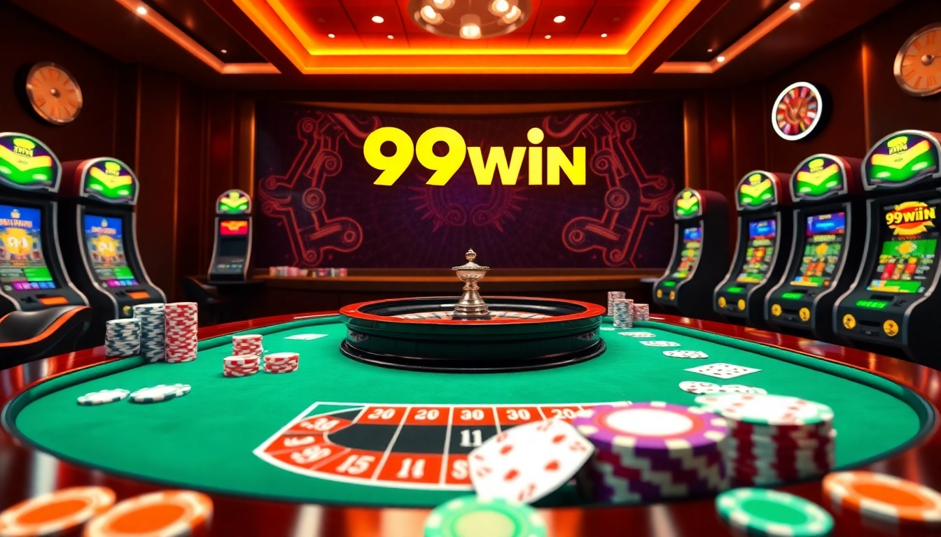 Experience the thrill of winning at 99win with exciting poker games and vibrant slot machines.