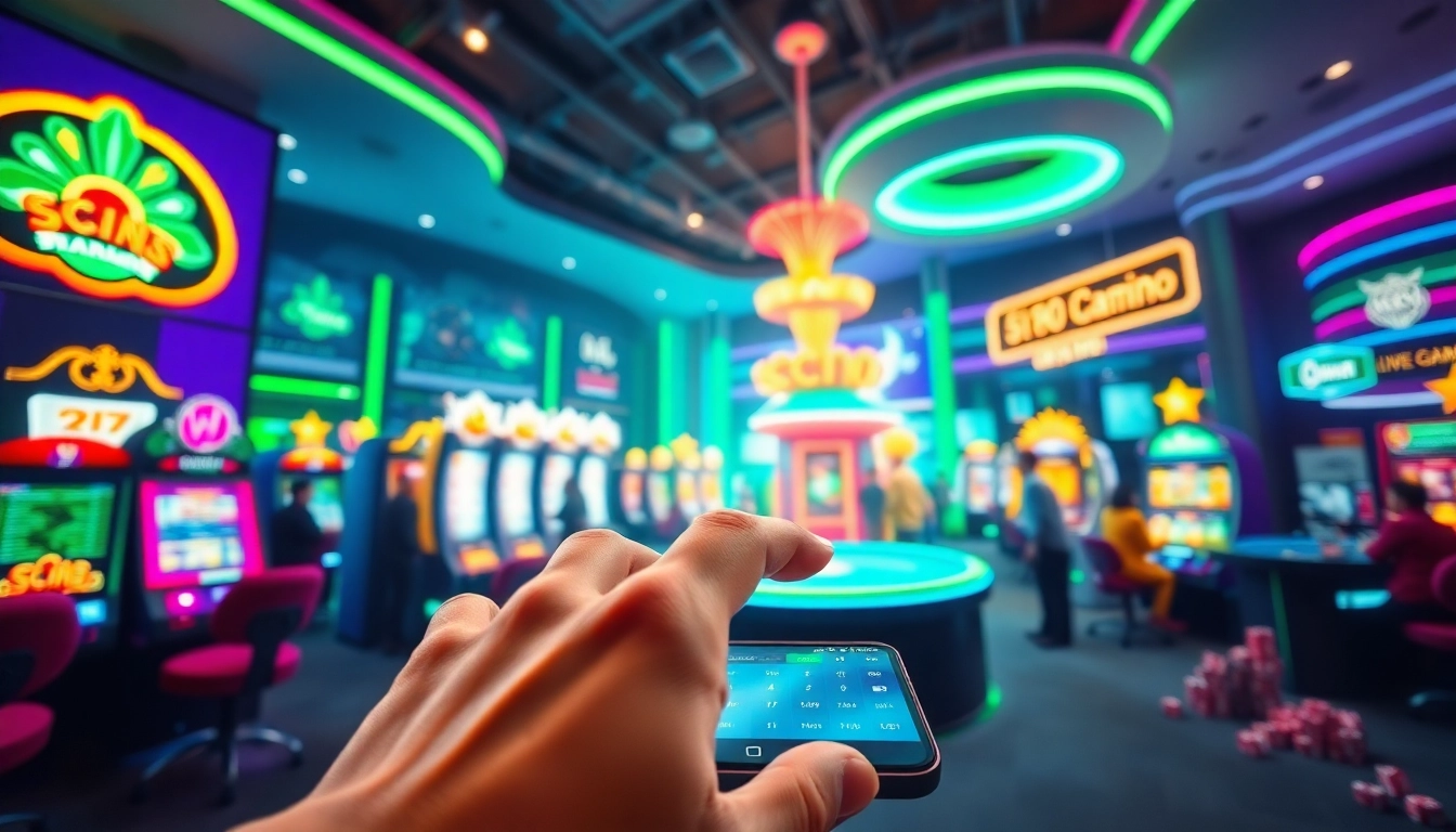 SC88 digital interface showcasing exciting online gaming options with vibrant colors and engaging elements.