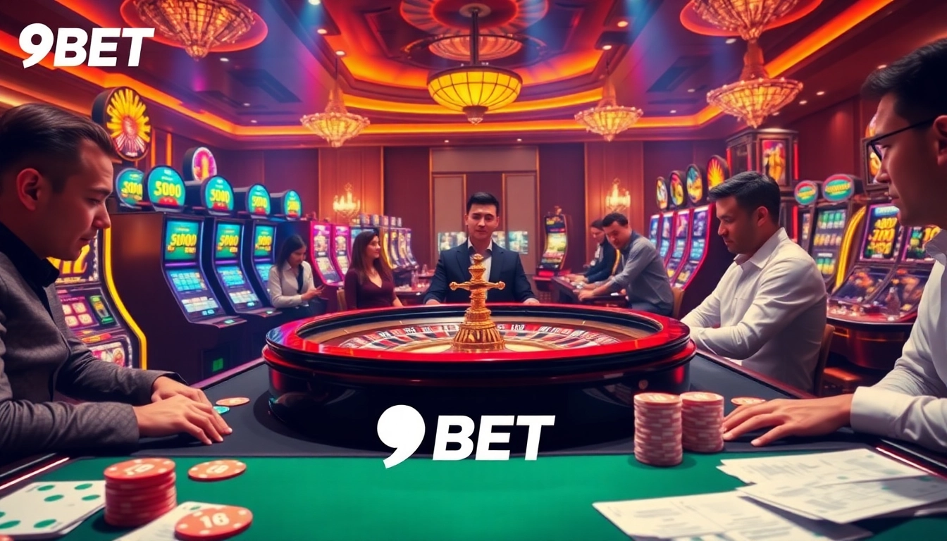 Experience the thrill of casino gaming at 9BET with strategic bets at the roulette table.