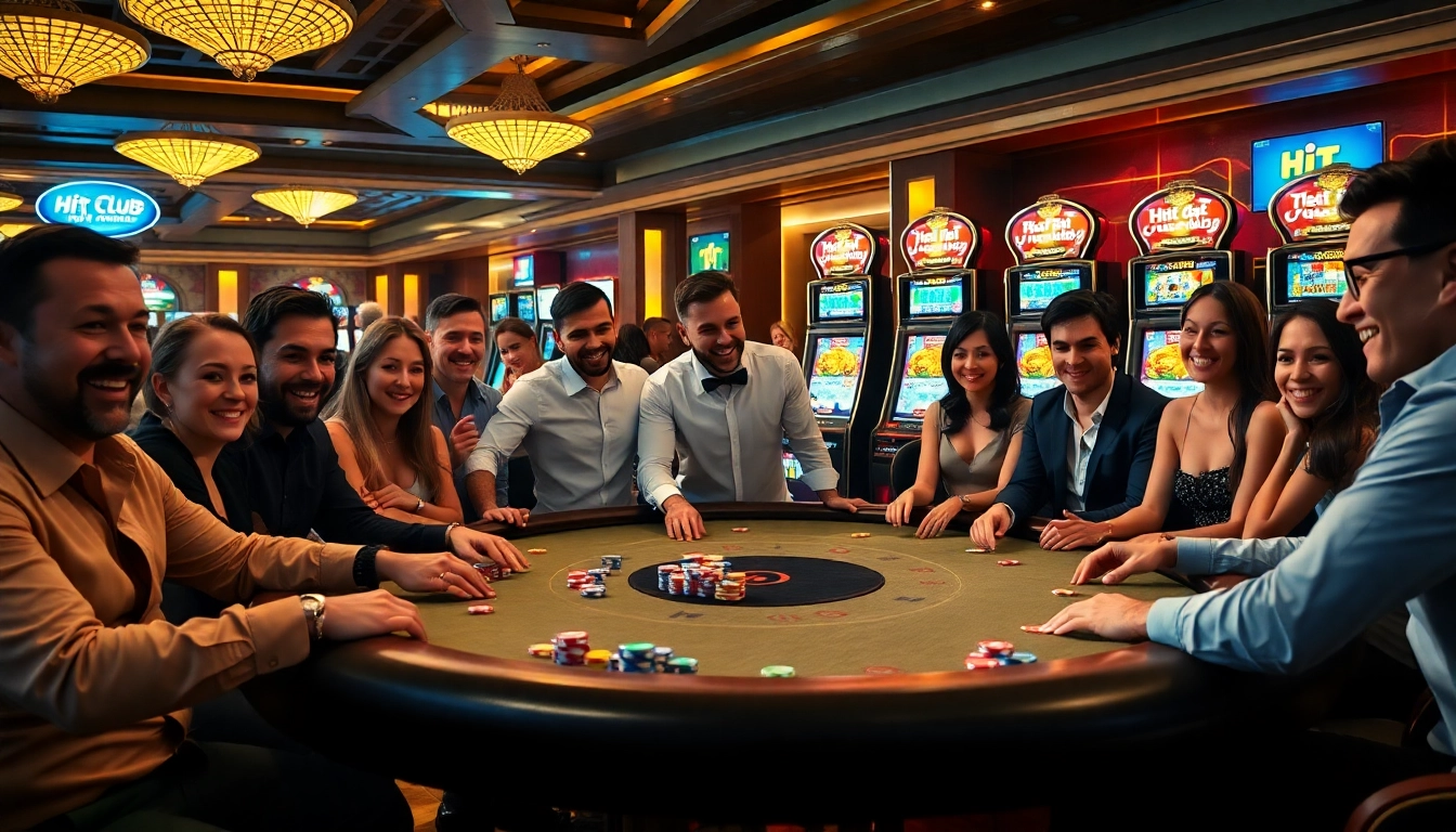 Experience the excitement of gambling at https://hit-club.games/ with thrilling poker action and vibrant atmosphere.