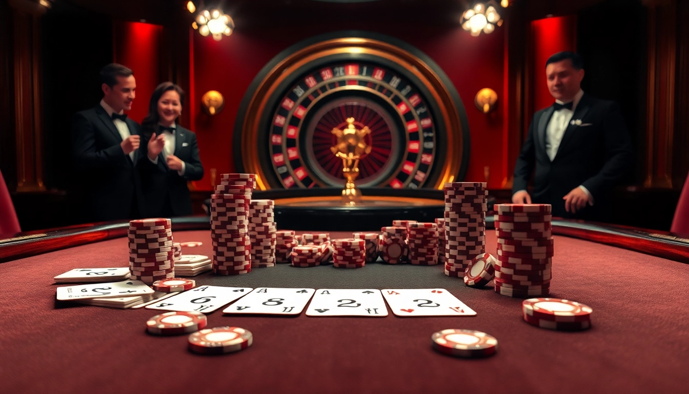 S8 gaming environment featuring poker chips and roulette table, enhancing the casino experience.