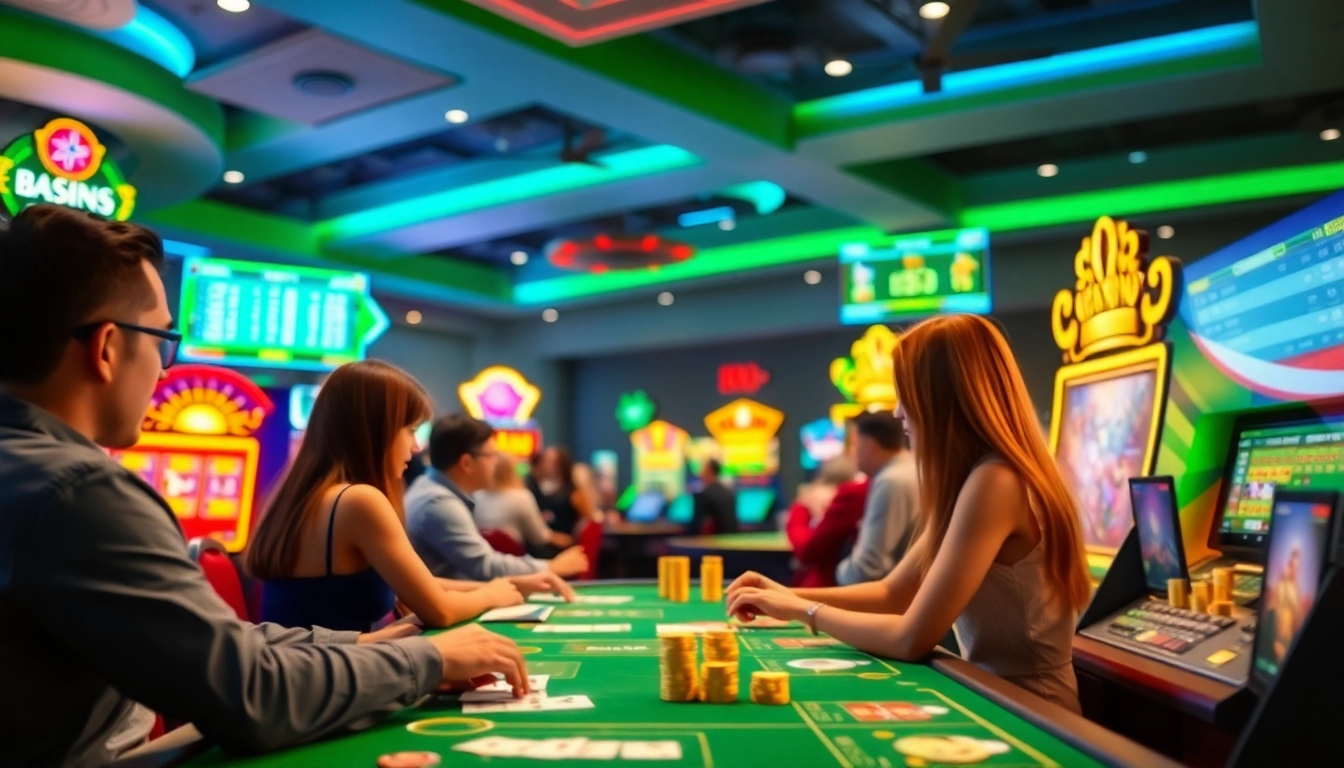Experience the thrill of online gaming at good88.hu.net with a vibrant casino atmosphere.