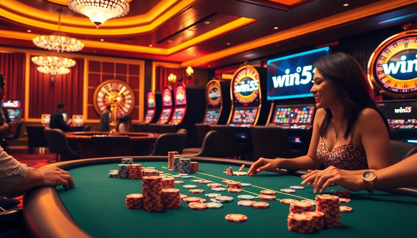 Experience thrilling wins at win55 with luxurious casino games and vibrant poker action.
