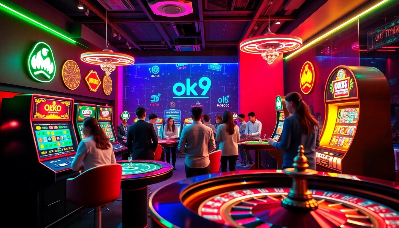 Engage with the thrilling realm of ok9 thể thao xanh chín by exploring an exciting online gambling experience.