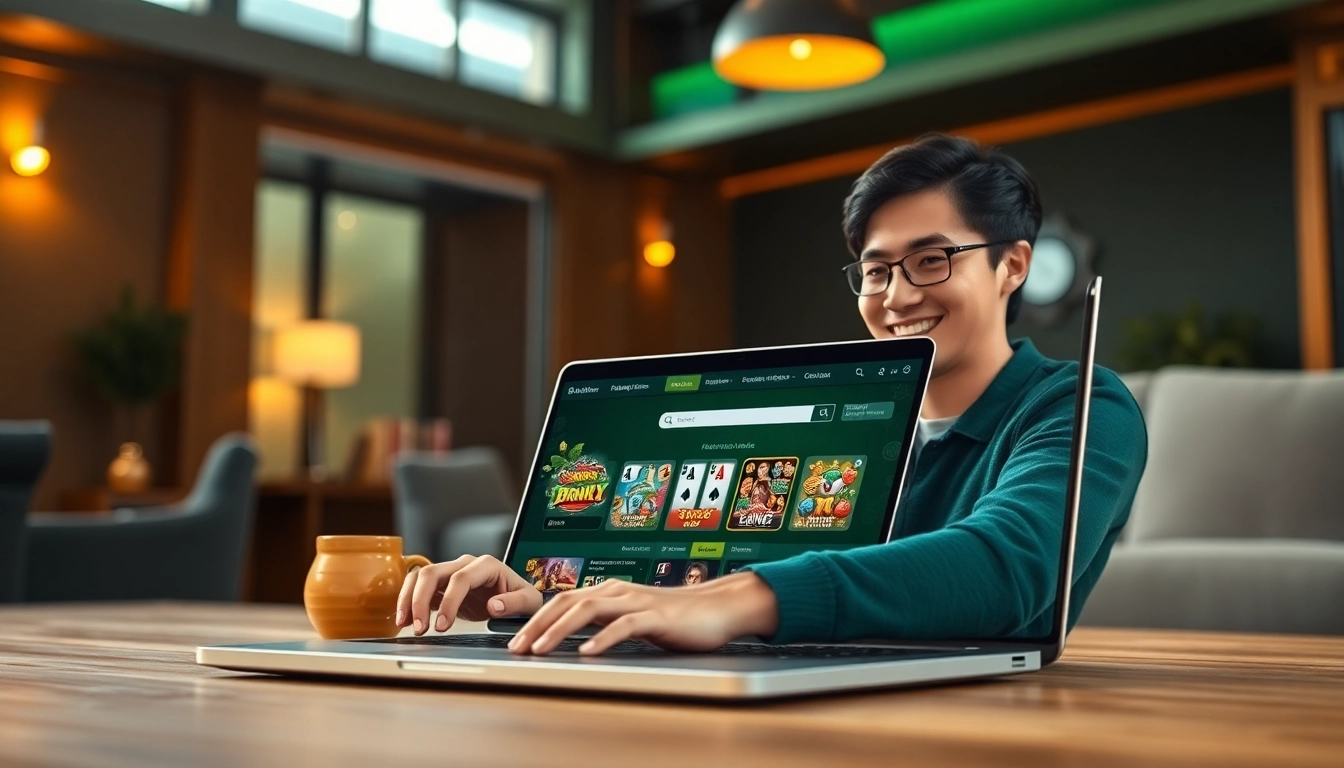 Engaging online gambling scene on tk88win.live with vibrant game visuals and user-friendly experience.