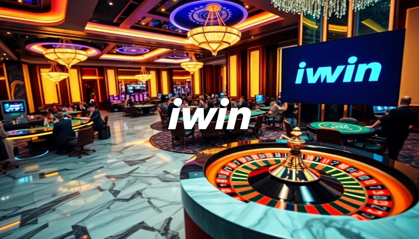 Experience the thrill of iwin gaming with vibrant casino tables and engaging players.