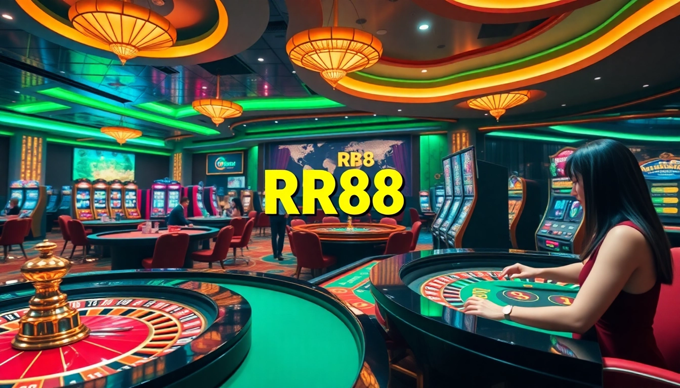 Experience the thrill of RR88's online casino with engaging gameplay and vibrant visuals.