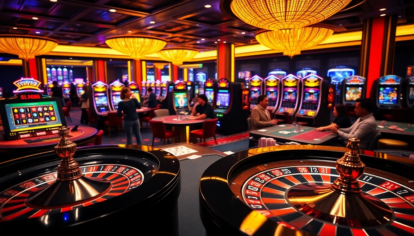 Experience thrilling gameplay at U888 with vibrant casino tables and excited players.
