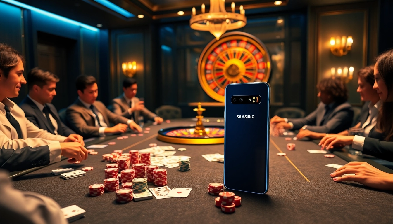 Experience excitement at the S8 casino table filled with vibrant poker chips and cards.