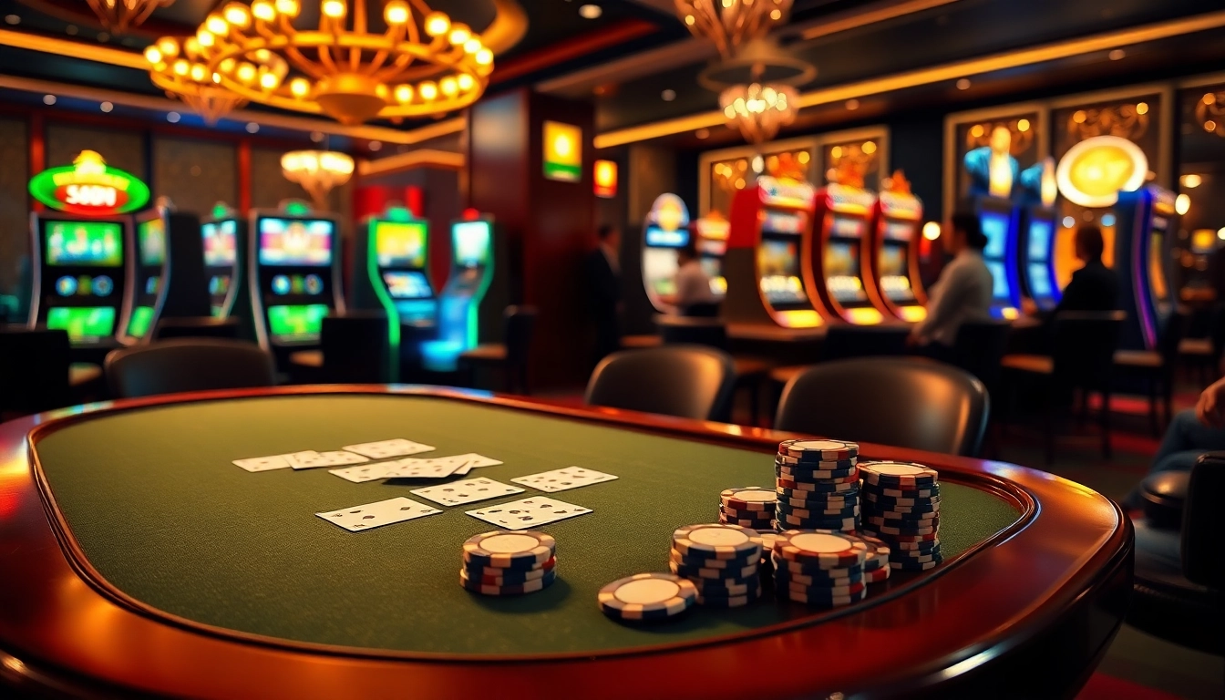 Experience the excitement of gaming at https://go88vn.digital/ with a luxurious poker setup and vibrant poker chips.