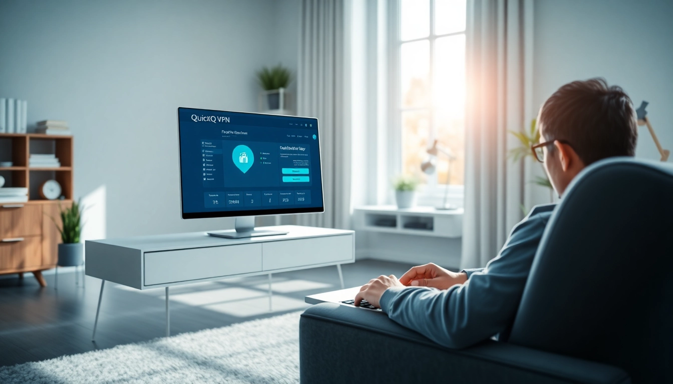 在现代家庭办公环境中，使用 QuickQ下载实现安全且快速的在线体验。