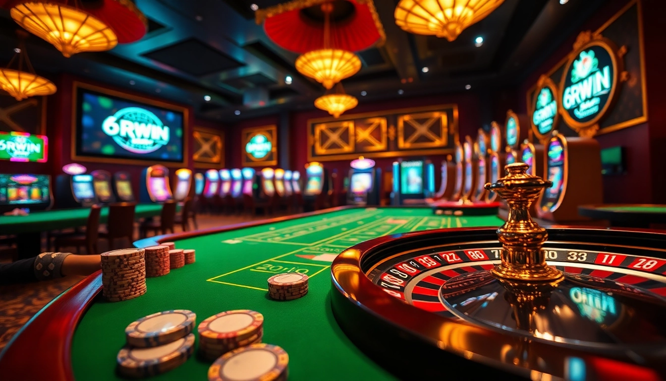 Experience the thrill of betting at the 6RWIN casino with vibrant games and exciting action.