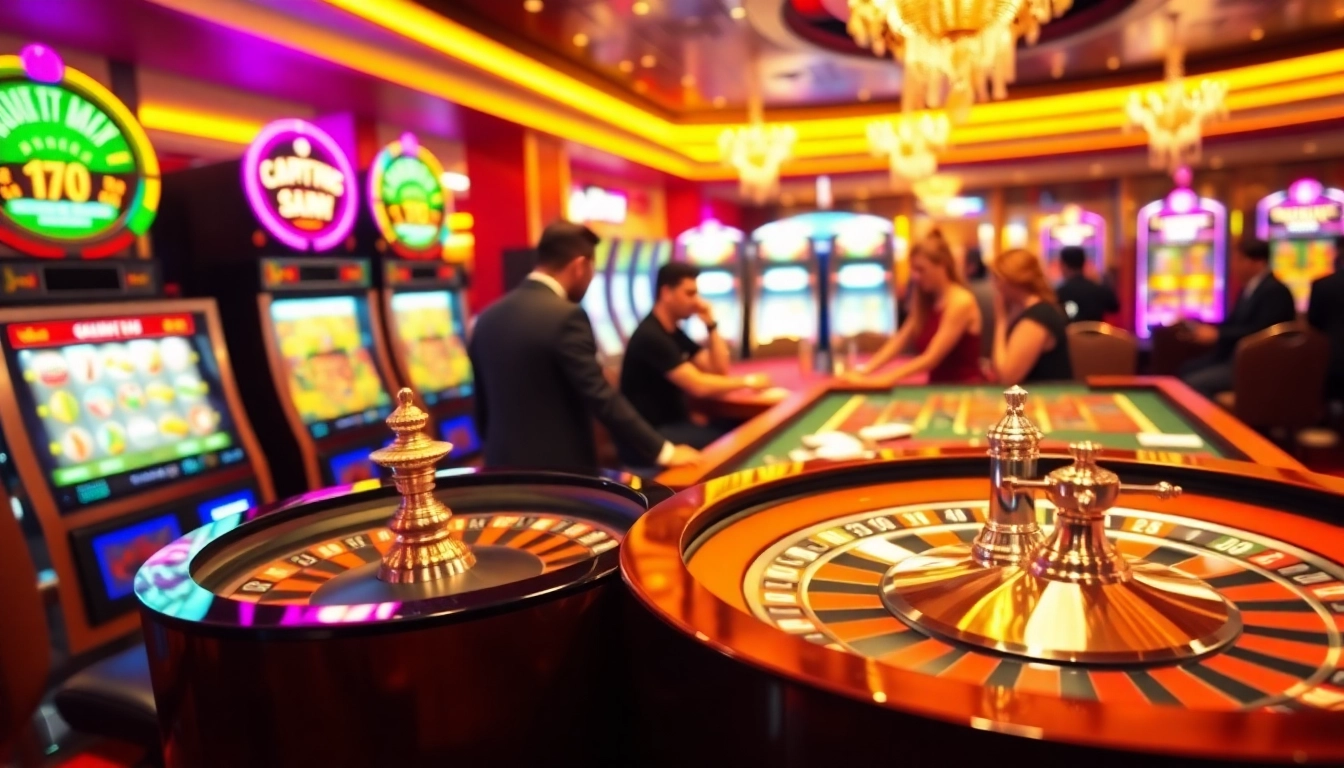 Play thrilling casino games at https://jun886.dev/ with colorful chips and vibrant atmosphere.