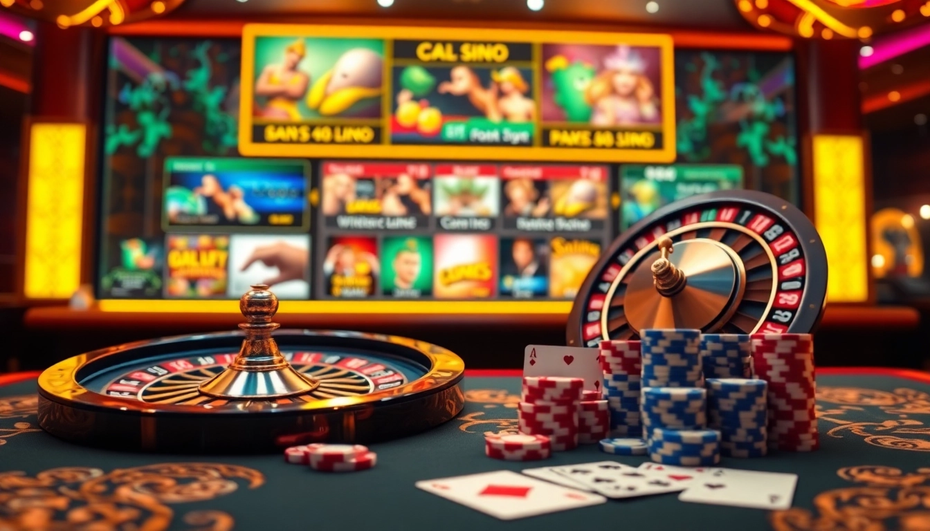 Experience thrilling online gaming at rikvip.gb.net with poker chips and a roulette wheel setup.