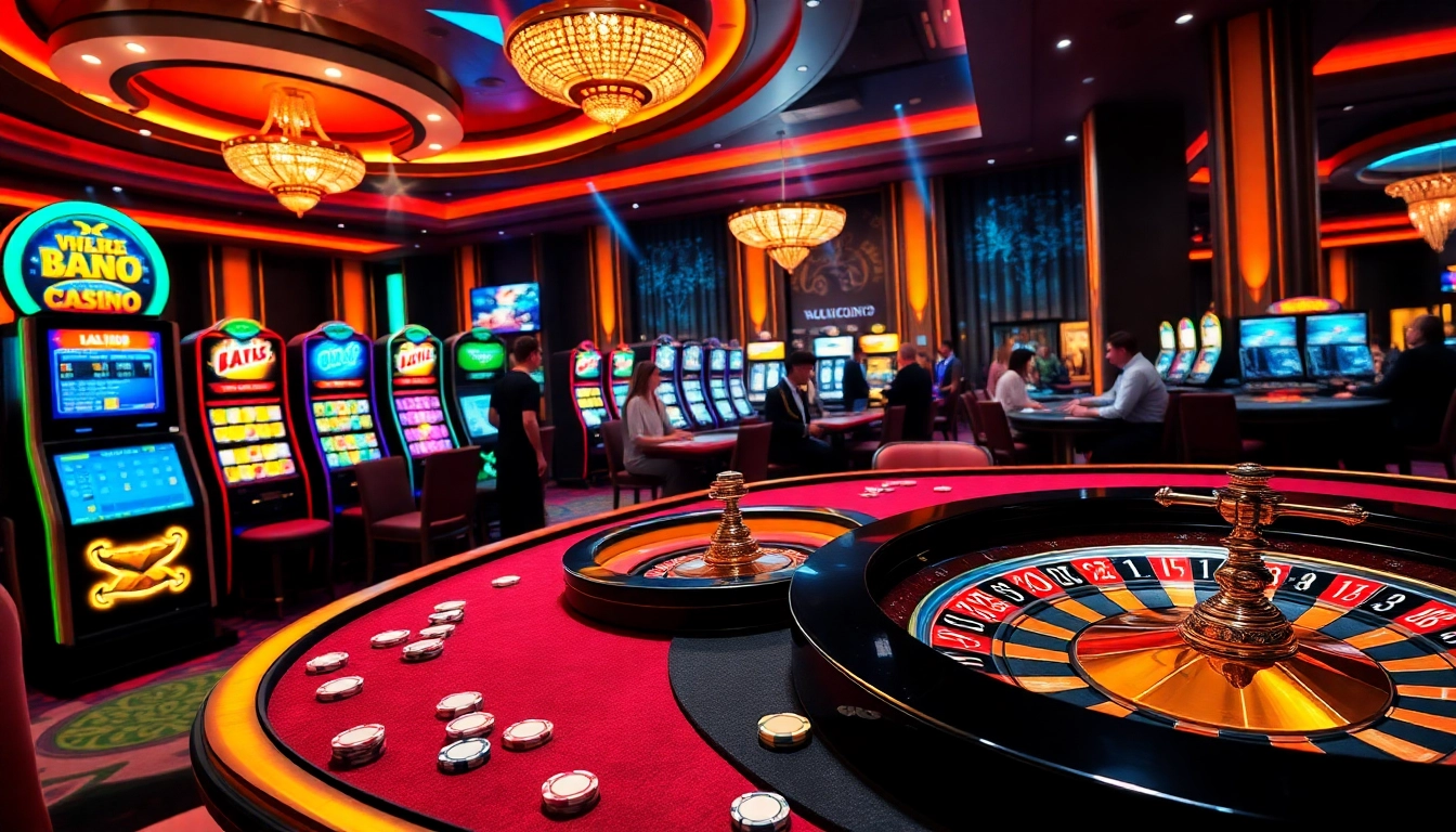 Experience thrilling gameplay at Lc88.com with vibrant casino scenes and engaging slot machines.