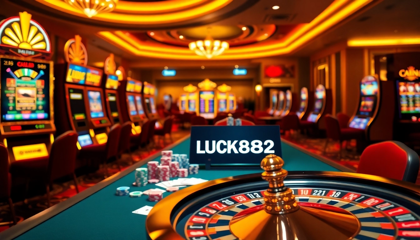 Experience the excitement of LUCK8882 with vibrant casino actions and stunning visuals.