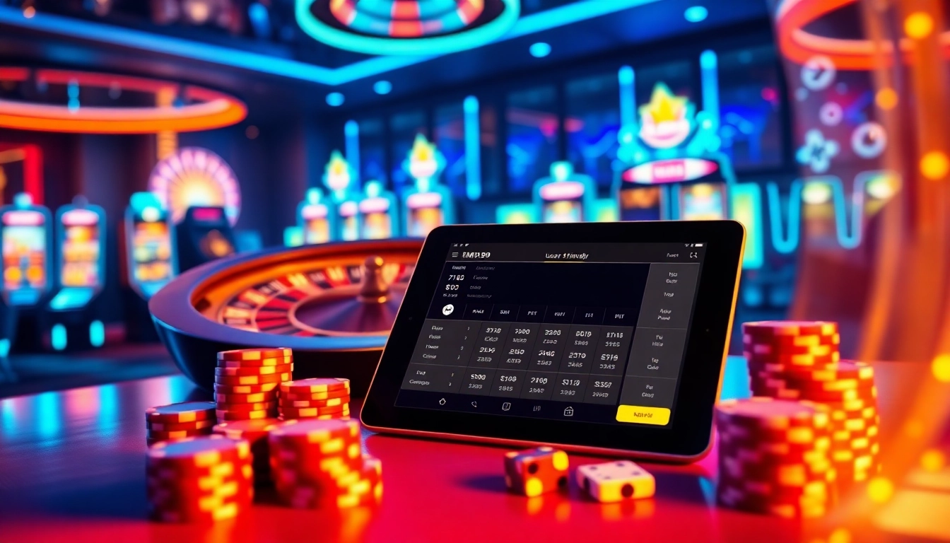 MM99 casino environment featuring a roulette wheel and poker chips in an inviting scene.